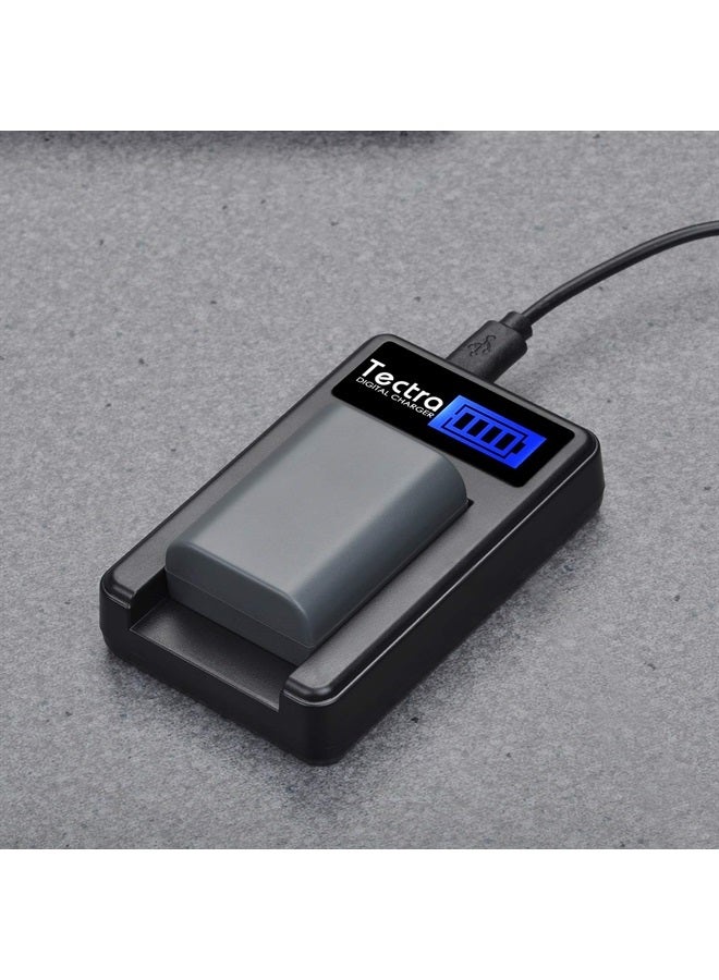 Tectra 2-Pack NB-2L NB-2LH Battery + Rapid LCD Display USB Charger for Canon PowerShot G7 G9 S30 S40 S45 S50 S60 S70 S80 DC410 DC420 VIXIA HF R10 HF R100 HF R11 EOS 350D 400D Digital Rebel XT XTi - Image 4