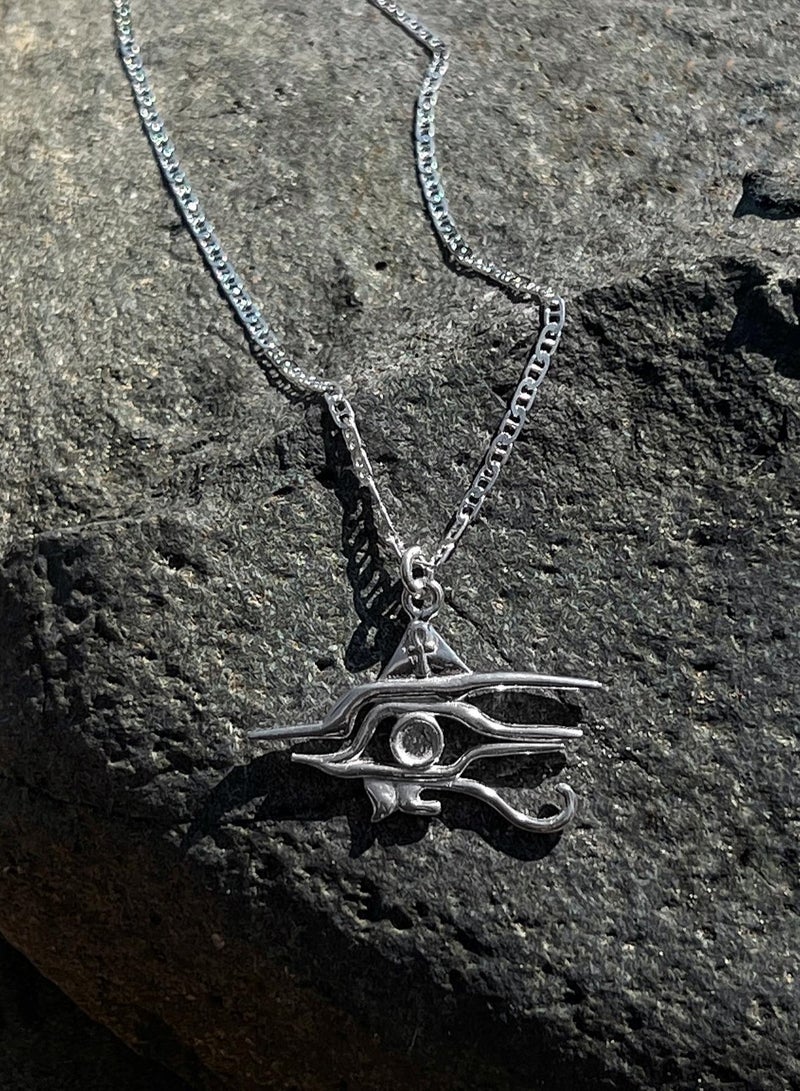 New era Horus eyes necklace.