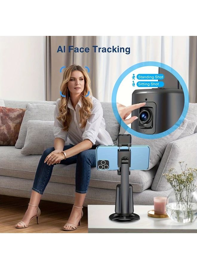 Automatic Face Tracking Phone Tripod 360 Rotation Video Stand AI PTZ Stabilizer A200 - Image 2