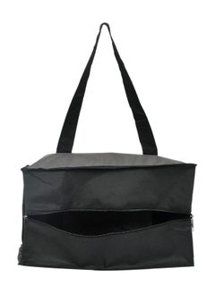 Kuber Industries Kuber Industries Rexine Shopping Bags/Grocery Bag for Carry Grocery, Fruits, Vegetable with Handles (Grey) 54KM4017  - Image 3