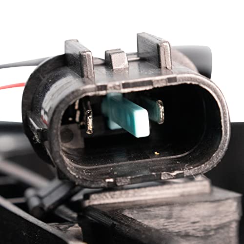 TRQ Radiator Cooling Fan Assembly Compatible with 2004-2009 Kia Spectra 2005-2009 Spectra5 KI3115117 - Image 2