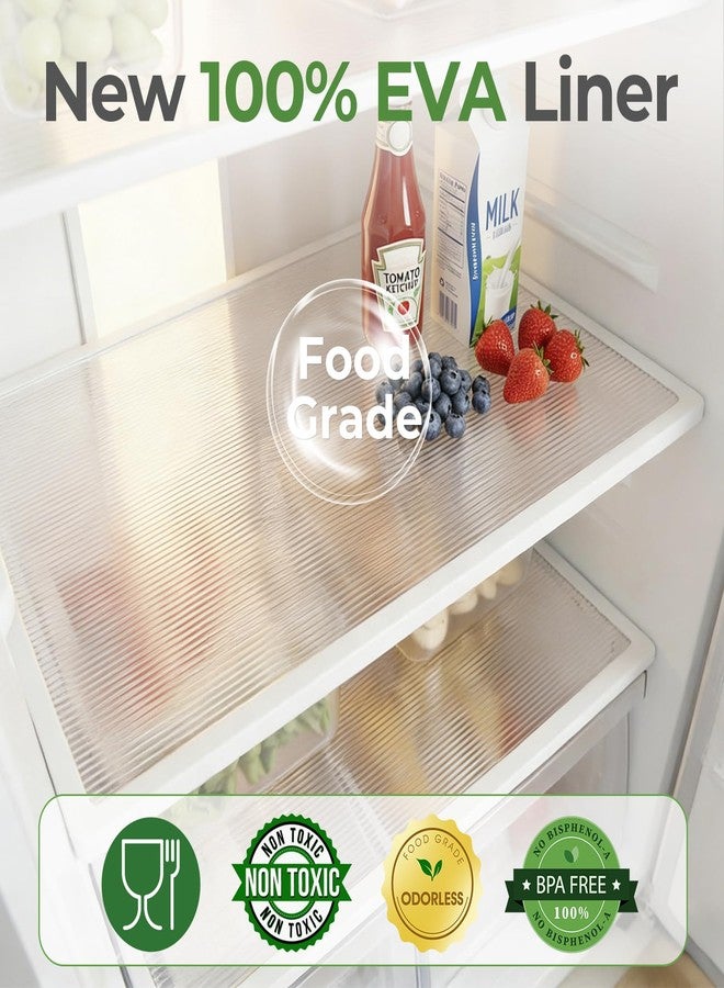 ALIUNI 100% EVA Shelf Liner, 12" x 240" Drawer Liners for Kitchen Cabinet, Non Adhesive Non Slip Plastic Dresser Pantry Shelves Mat, Clear - Image 3
