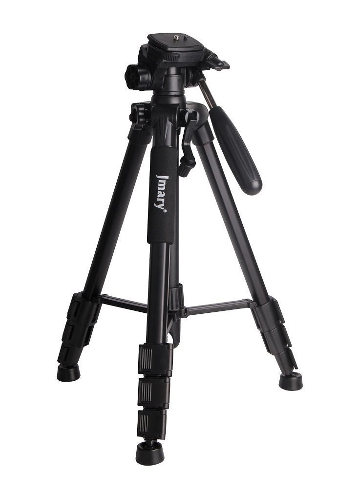 Jmary Professional Aluminum Tripod Monopod For All DSLR Cameras (Black) KP-2254  - Image 2