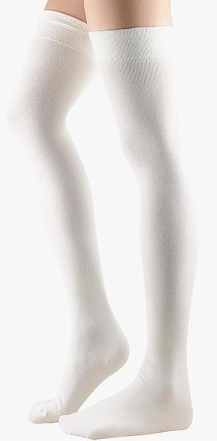 MUKHAKSH Womens White Stockings - Image 2