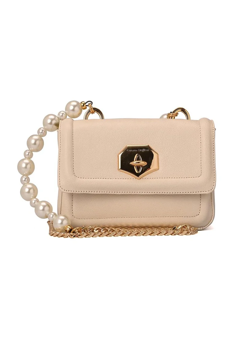 كارمن ستيفنز حقيبة كروس بودي حرير لؤلؤي