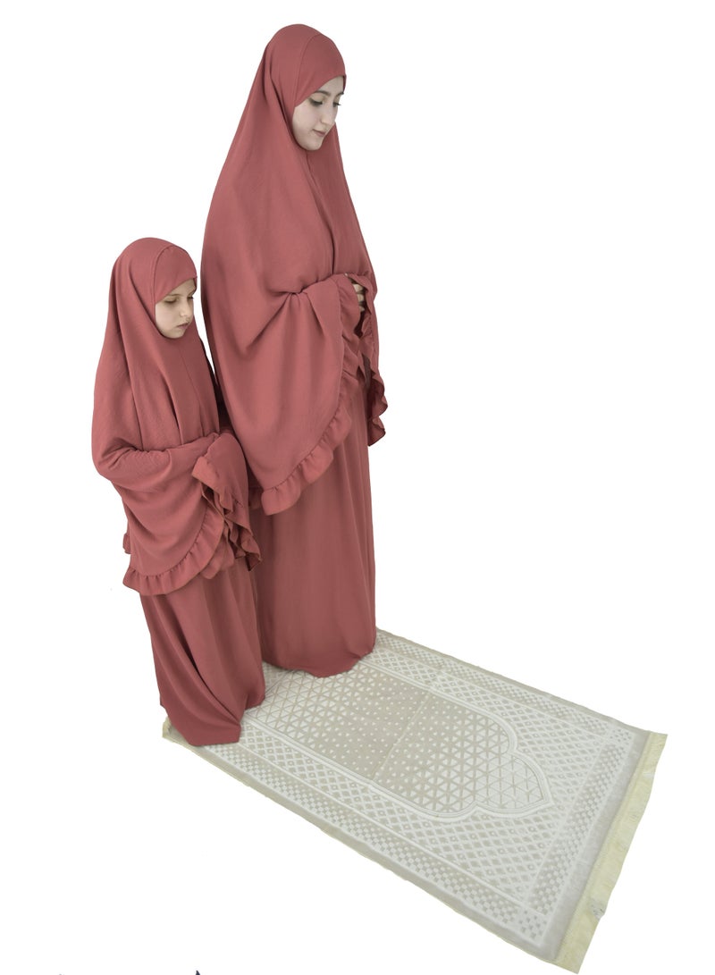  داماس كولكشن حجاب الصلاة الاسلامي للأطفال والنساء، طقم صلاة، فستان الصلاة، ملابس الصلاة، عباية صلاة، ملابس إسلامية، حجاب إسلامي، حجاب الصلاة للأطفال، حجاب الصلاة للفتيات، اسدال الصلاة - Image 2