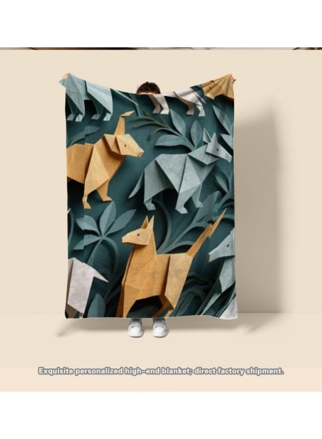 عام بطانية رقيقة من الفانيلا الكرتونية للأطفال والرضع (دافئة ومريحة، ومناسبة للنوم والألعاب) 70 سم * 100 سم - Image 3