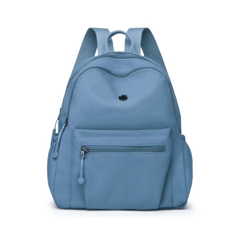 Tanweibago Mini Nylon Women Backpacks,11L Small Ladies backpacks Casual Lightweight Women Shopping Travel Daypack (Z-Skyblue) - Image 1