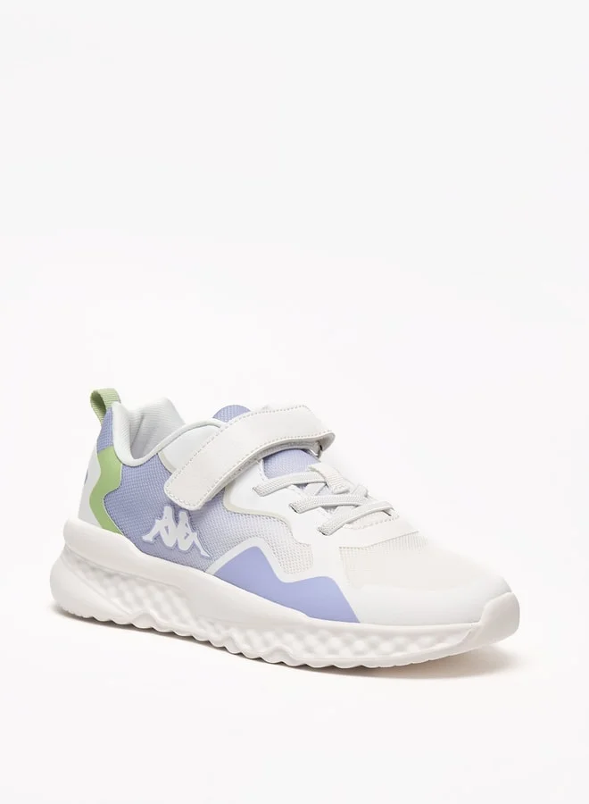 كابا Girls' Logo Detail Sports Shoes with Hook and Loop Closure