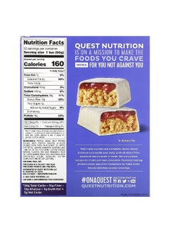QUEST NUTRITION Quest Nutrition, Hero Protein Bar, Crispy Blueberry Cobbler, 12 Bars, 2.12 oz (60 g) Each  - Image 2