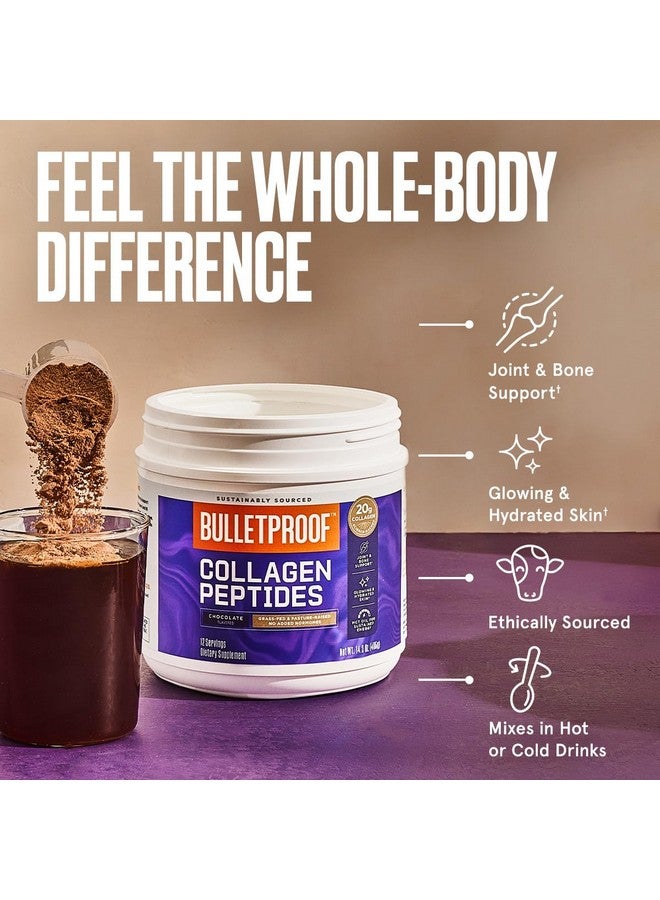 Bulletproof Chocolate Collagen Peptides Powder with MCT Oil, 14.3 Ounces, Grass-Fed Collagen Protein for Skin, Bone and Joint Support, Pasture Raised, No Added Hormones - Image 3