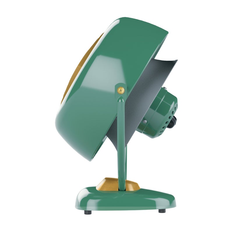 Vornado مروحة دوراندو VFAN العتيقة، 3 سرعات، هيكل معدني، تدفق هواء قابل للتعديل، أخضر - Image 2