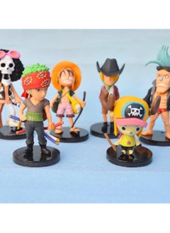 Generic 6 Pieces One Piece Anime Figures Set  - Image 3
