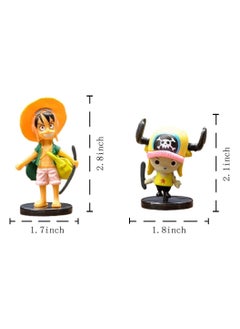 Generic 6 Pieces One Piece Anime Figures Set  - Image 2