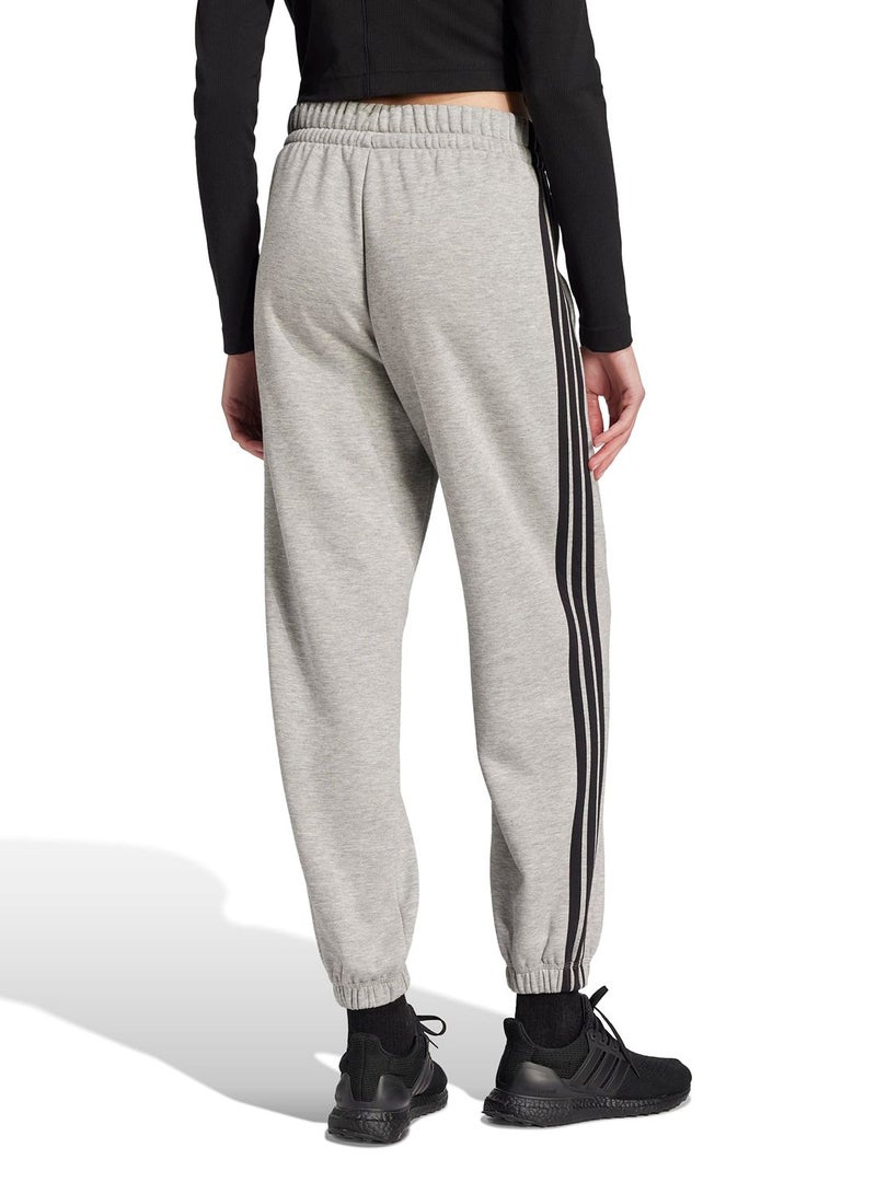 Adidas Essentials 3-Stripes Fleece Loose-Fit Joggers - Image 2