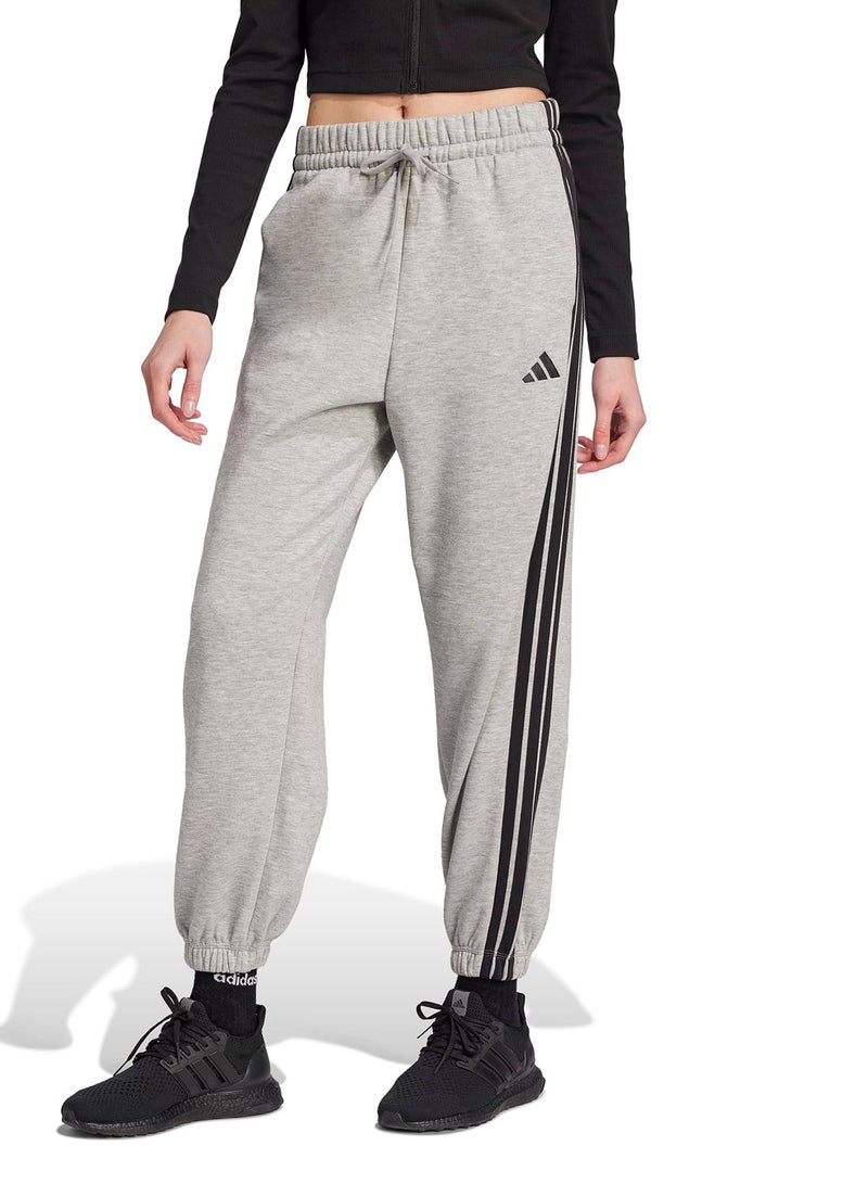 Adidas Essentials 3-Stripes Fleece Loose-Fit Joggers - Image 1