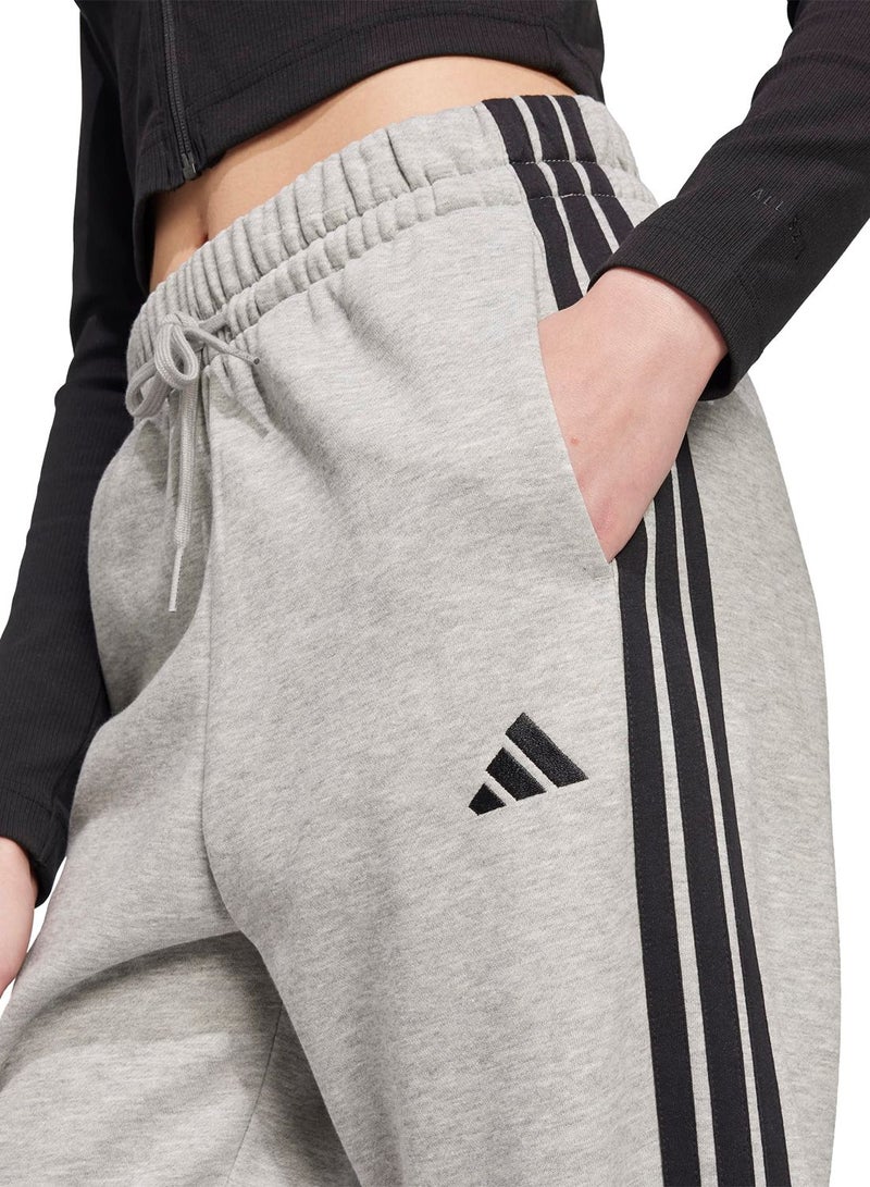 Adidas Essentials 3-Stripes Fleece Loose-Fit Joggers - Image 4