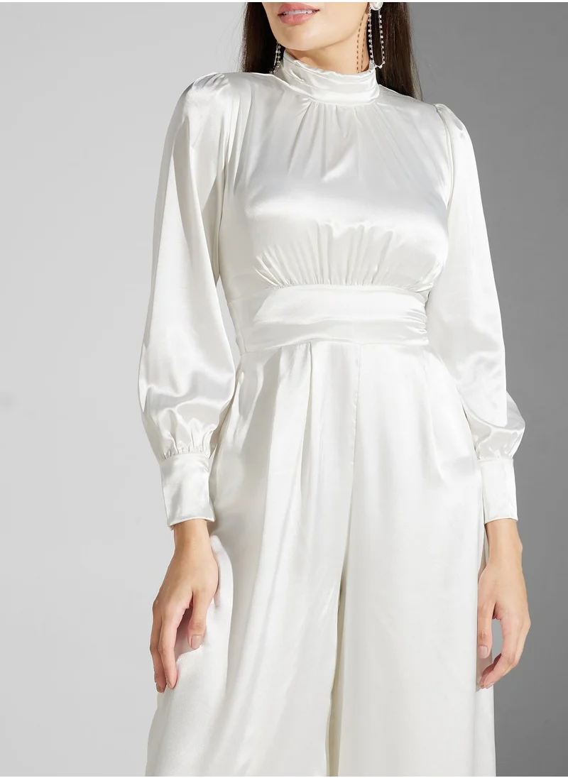 Khizana Puff Sleeve Jumpsuit