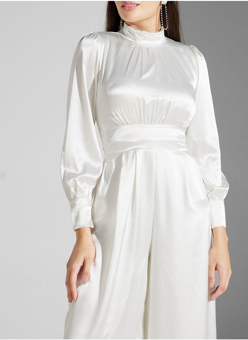 Khizana - Puff Sleeve Jumpsuit - Image 1