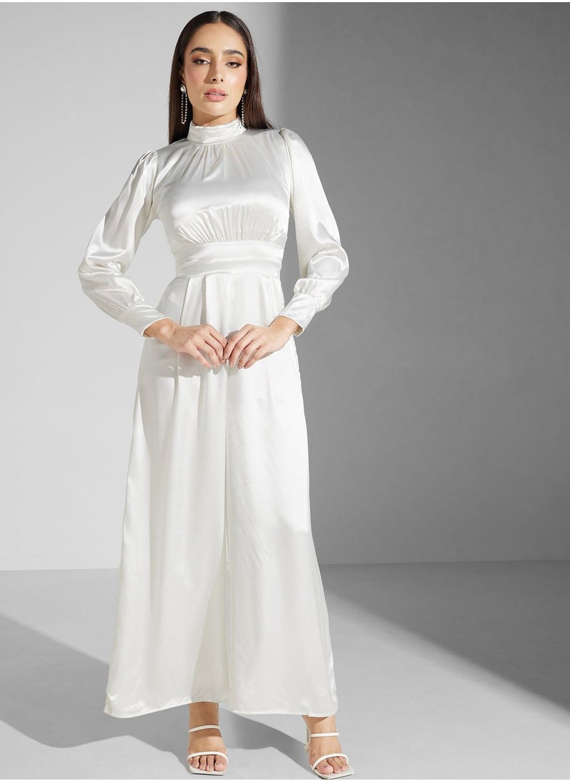 Khizana - Puff Sleeve Jumpsuit - Image 1