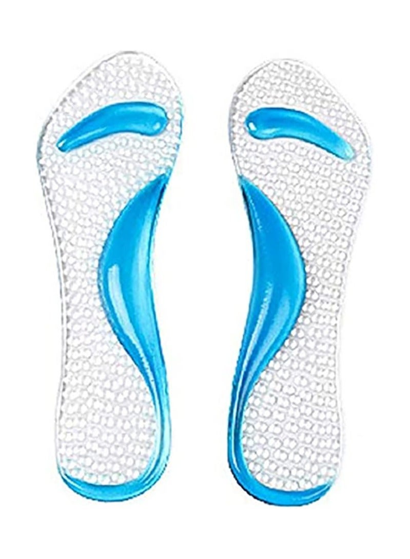 Gonice 1Pair Silicone Gel Insole Of Flatfoot Arch Support Cushion Pads Orthopedic Protector Insoles For Shoes Massage Gel Pads  - Image 1