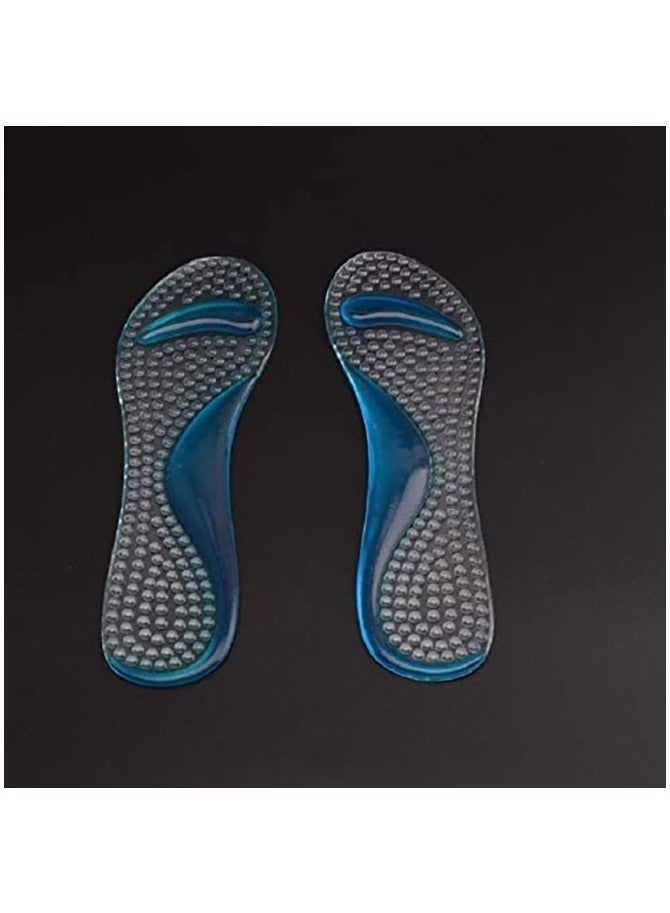 Gonice 1Pair Silicone Gel Insole Of Flatfoot Arch Support Cushion Pads Orthopedic Protector Insoles For Shoes Massage Gel Pads  - Image 5