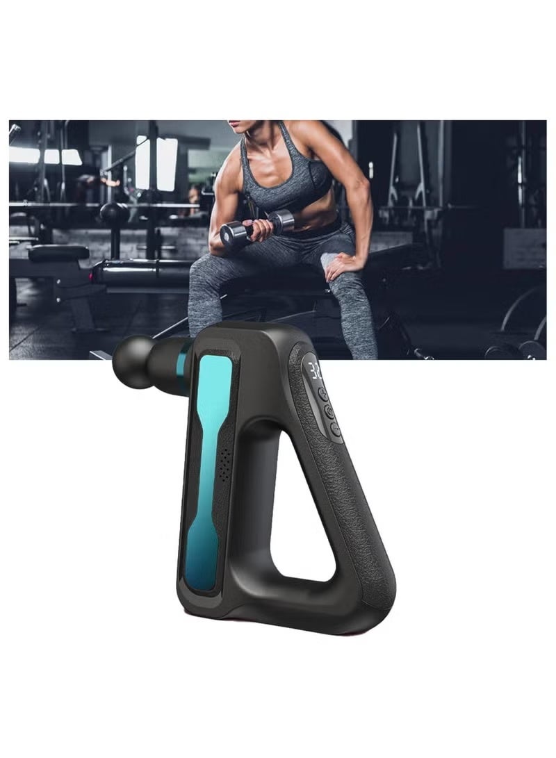 Blueidea Deep Tissue Fascial Massager - Electric Muscle Massager for Body Pain Relief, Therapy, Fitness Relaxation, Mini Handheld Portable with LCD Display, 32 Speed Levels & 8 Different Massage Heads - Image 5