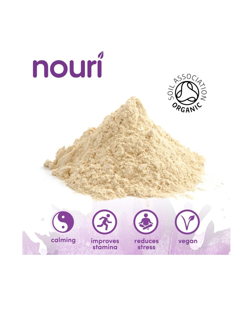 NOURI - Organic Ashwagandha Powder, 250g Pack, 4 Months Supply - Image 1