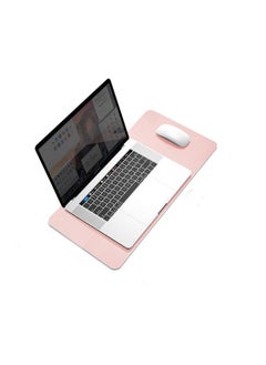 pepplo pepplo® Leather Desk Pad Protector,Mouse Pad,Office Desk Mat, Non-Slip PU Leather Desk Blotter,Laptop Desk Pad,Waterproof Desk Writing Pad for Office and Home (Pink, 60 x 30CM)  - Image 1