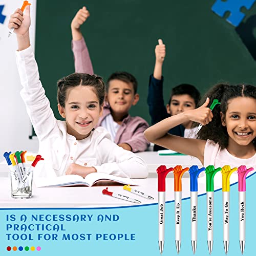 Woanger 90 Pieces Thumbs up Pens Thank You Inspirational Quotes Graduation Gifts Bulk Employee Appreciation Motivational Ballpoint Pen for Student Teacher Nurse Coworker Present - Image 4