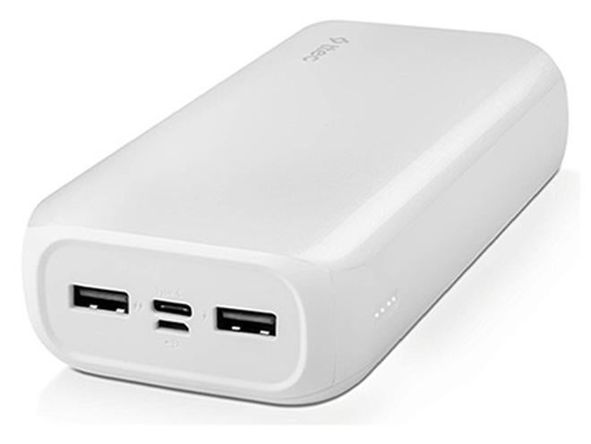 ttec ReCharger Ultra 30.000 mAh Powerbank-White - Image 1