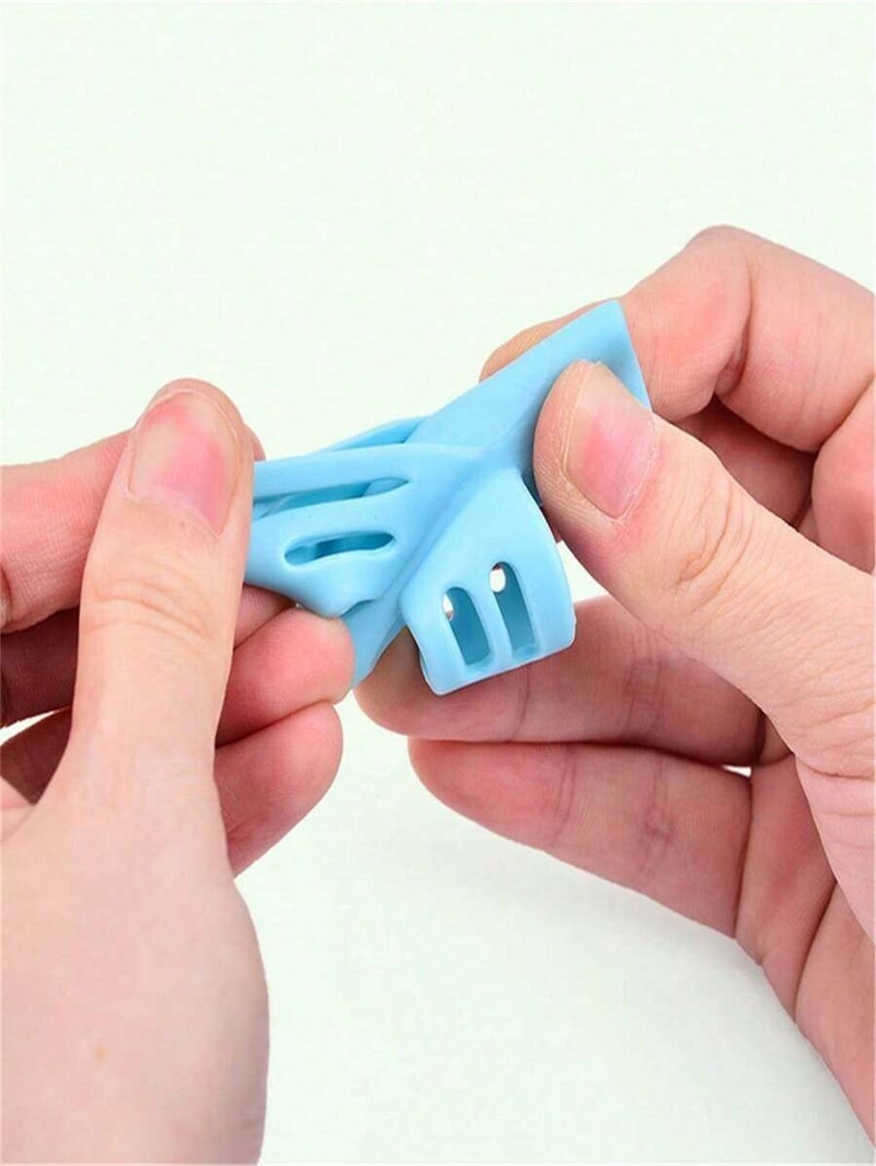 Shein 2-Finger Writing Posture Corrector, Soft Silicone Pencil Grip, Ergonomic Pen Holder for Kids Students, School Supplies Back to School - One Size - Image 5