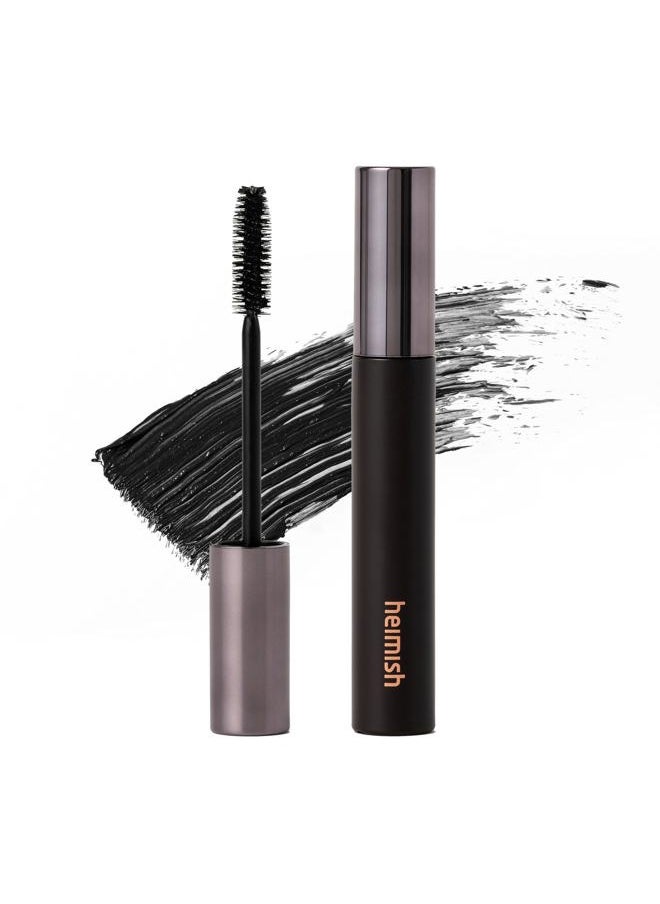 Heimish Dailism Smudge Stop Mascara, Volumizing & Lengthening, Long-lasting, Waterproof, Smudge-proof, Non-Clumping, Washable Cleansing Korean Mascara, 0.32oz/9g - Black Volume  - Image 1
