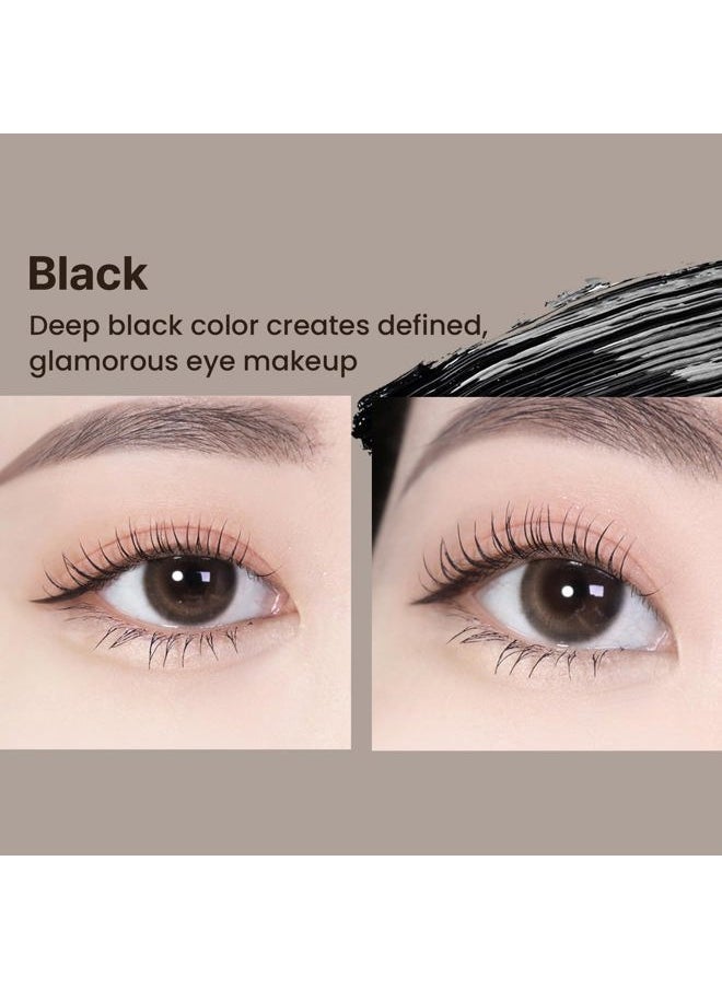 Heimish Dailism Smudge Stop Mascara, Volumizing & Lengthening, Long-lasting, Waterproof, Smudge-proof, Non-Clumping, Washable Cleansing Korean Mascara, 0.32oz/9g - Black Volume  - Image 3