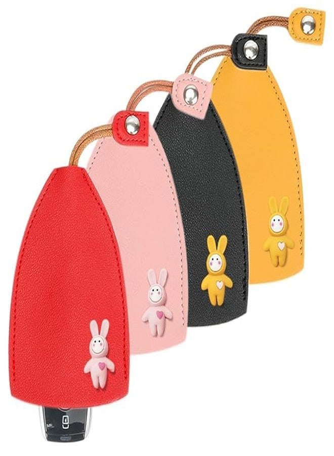 HIKI ZIKI 1 Pc's PU Leather Creative Pull Out Cute Large Capacity Car Key Case, Case Key Holder, Cartoon Pull Type Key Bag super large capacity Portable Car Key Protective Bag_ Multicolour - Image 1