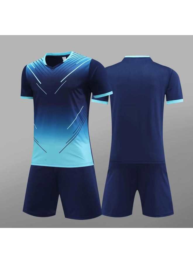 Children's Football Clothes Set Boys And Girls Jersey Customized Training Clothes Primary And Middle School Students' Campus Football Team
