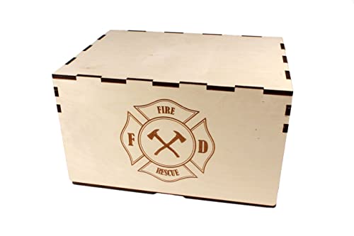 The Broken Token Flash Point Fire Rescue Compatible Game Crate Wooden Storage Box with Multiple Trays - Image 5