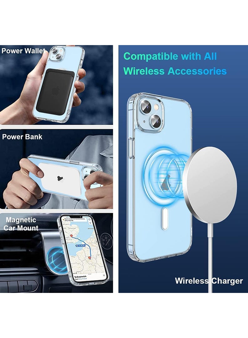 Theodor Magnetic Case for iPhone 15 Plus 6.7-inch Compatible with MagSafe Wireless Charging, Shockproof Phone Bumper Cover BTS sticker - Image 3