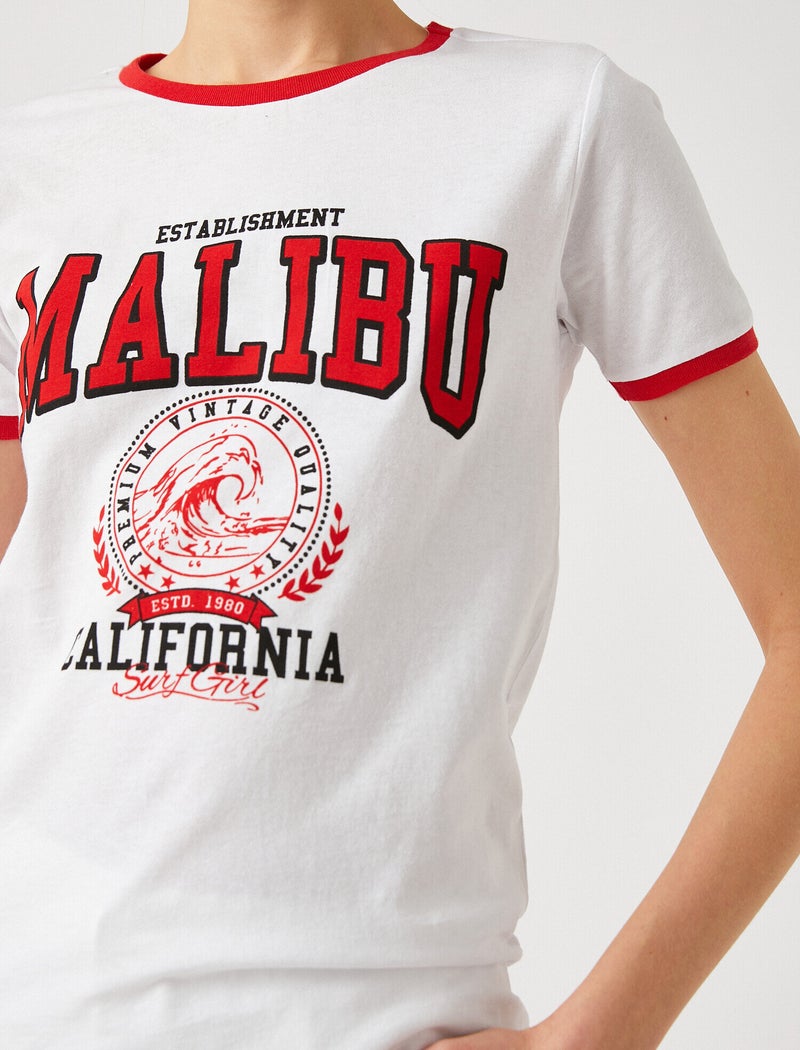 Koton | Printed Casual T-Shirt | - Image 5