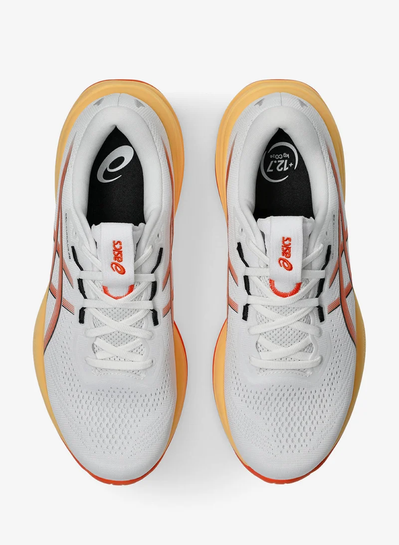 Asics WHITE/ENERGY ORANGE Gel-Cumulus 28 for Men | Best Price UAE