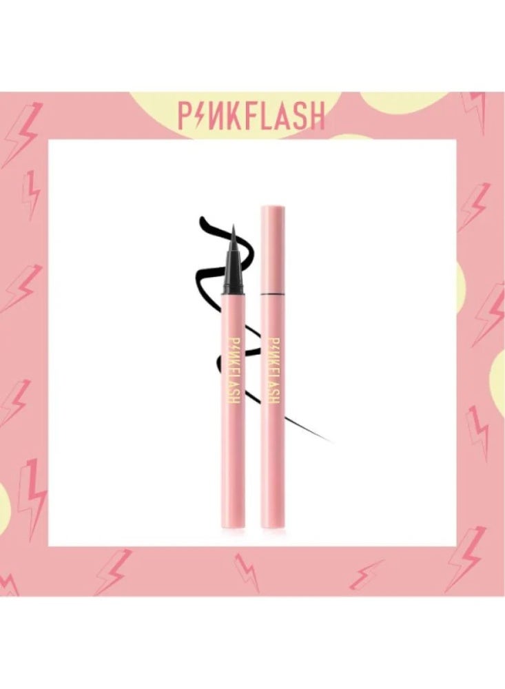 Pink Flash ايلاينر سهل الاستخدام مقاوم للماء  أسود E01 - Image 2