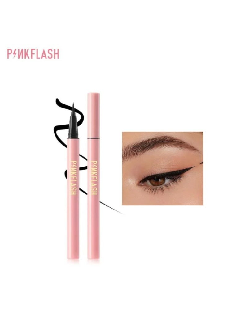 Pink Flash ايلاينر سهل الاستخدام مقاوم للماء  أسود E01 - Image 3