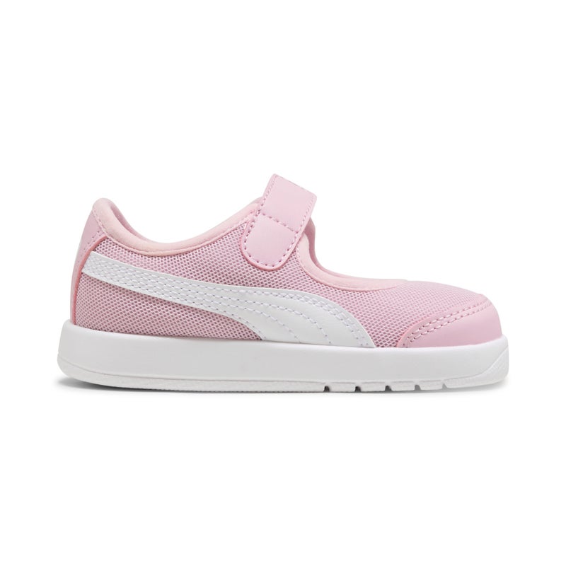 PUMA Courtflex v3 Lina Toddlers Girls Pink Sneakers - Image 5