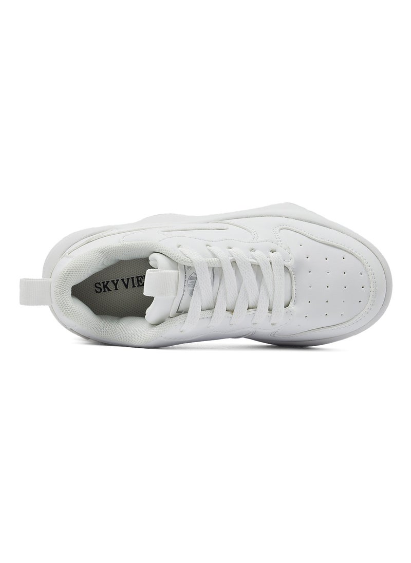 Sky View - SKY VIEW little boys girls lightweight breathable sports shoes lace-up sports tennis shoes suitable for running and walking - Image 1