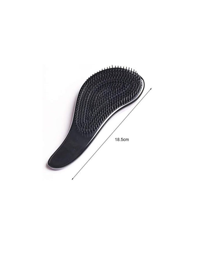 Generic Hair Detangling Brush, Pink 1pc Anti-Static Sliding Comb for Detangling Knots, Air Cushion Massage Brush for Women Men Adults Kids for Long Curly Thick Dry Wet Hair - Image 3