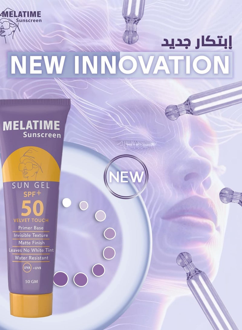 Melatime Gel Sunscreen Spf 50+ 50G