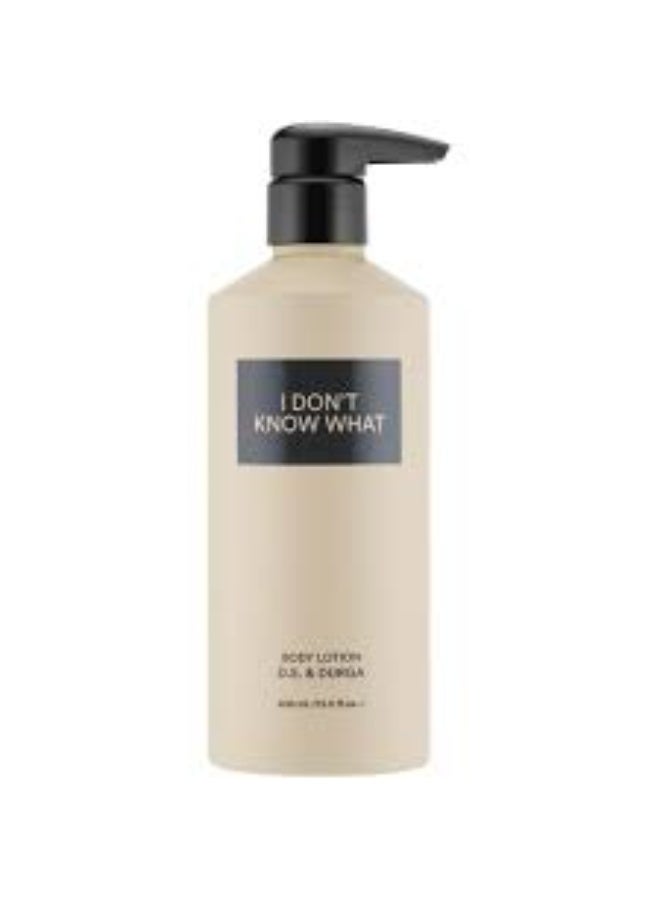 D.S. & DURGA I Don't Know What Body Lotion 400ml - Image 1