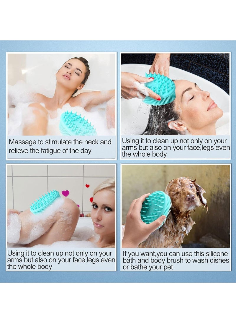Prime by javaudan Silicone Body Scrubber, Exfoliating brush, 2 in 1 Bath and Shampoo Brush, Scalp Massager, Lathers Well, Long Lasting, Easy to Clean,And More Hygienic Than Traditional Loofah  - Image 5