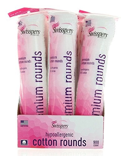 Swisspers Premium Hypoallergenic Cotton Rounds, 900 Count - Image 5