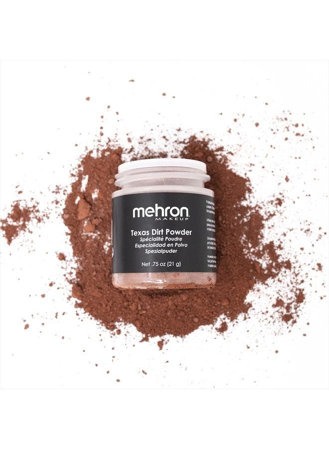 mehron Texas Dirt Special Effects Makeup Powder (0.75 oz), Medium  - Image 1